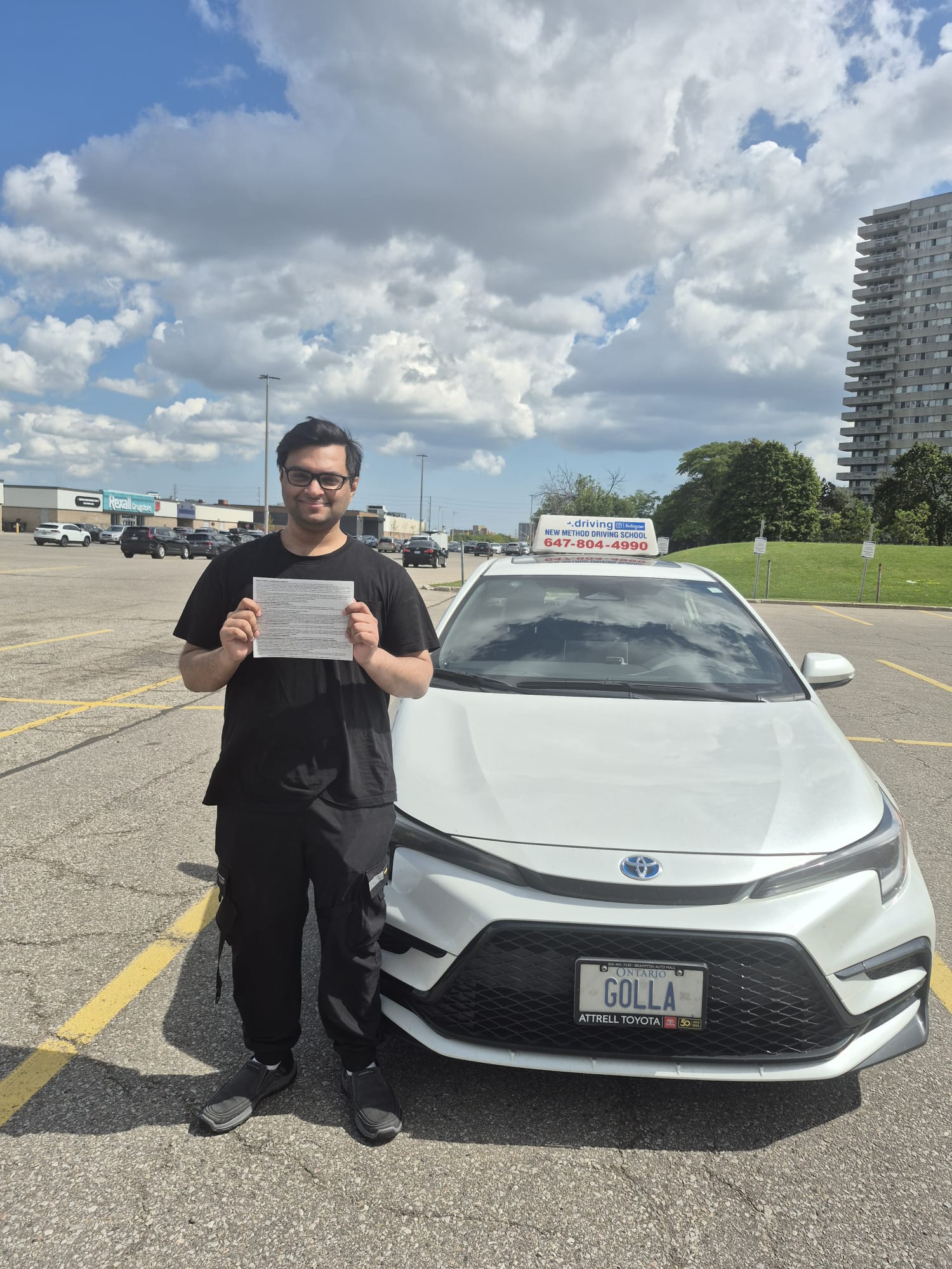 Official Golla Driving School 2025 Toyota Corolla Sport training vehicle